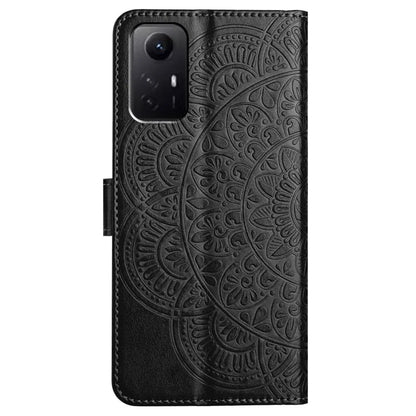 For Xiaomi Redmi Note 12S 4G Case Flower Pattern Wallet Style Phone Cover