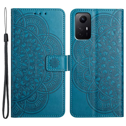 For Xiaomi Redmi Note 12S 4G Case Flower Pattern Wallet Style Phone Cover