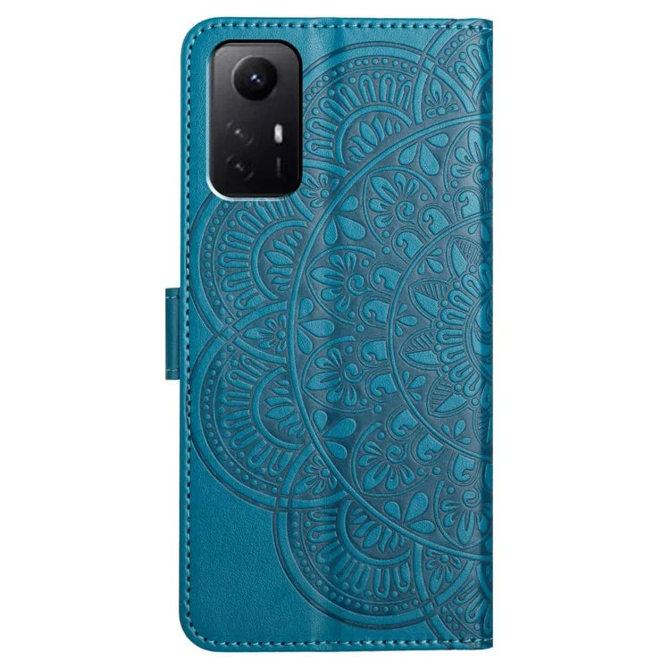 For Xiaomi Redmi Note 12S 4G Case Flower Pattern Wallet Style Phone Cover