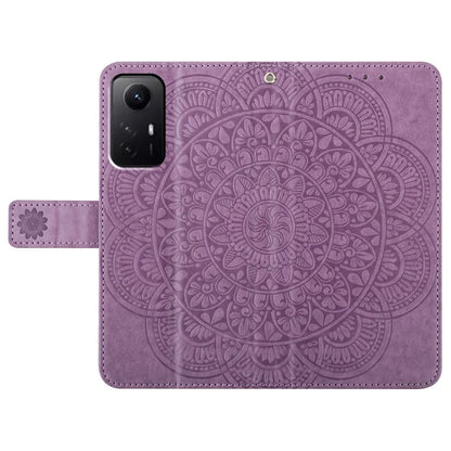 For Xiaomi Redmi Note 12S 4G Case Flower Pattern Wallet Style Phone Cover