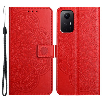 For Xiaomi Redmi Note 12S 4G Case Flower Pattern Wallet Style Phone Cover