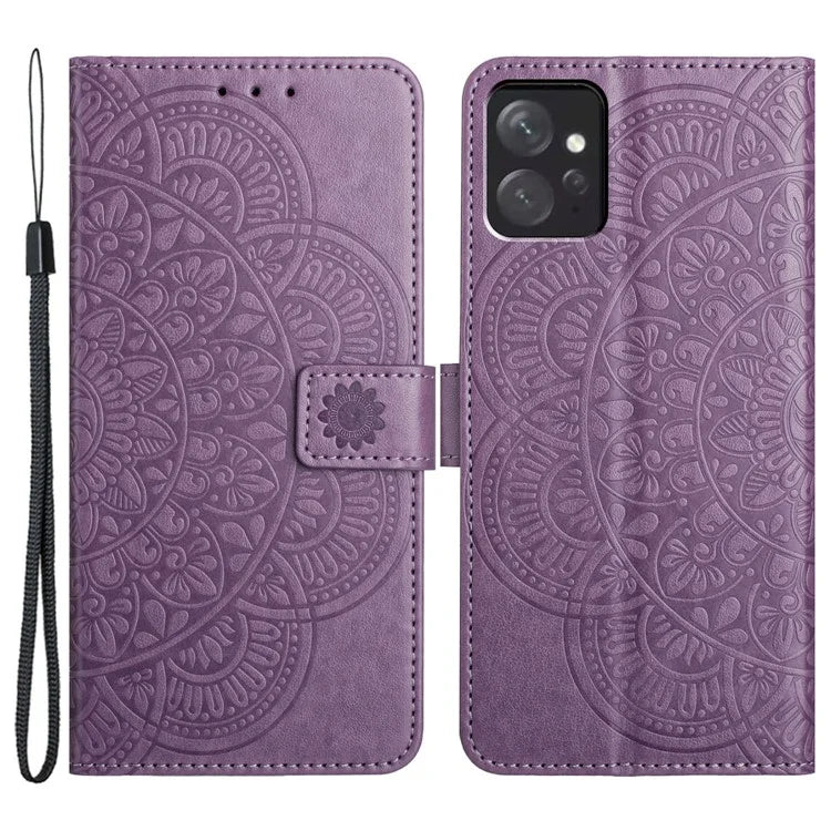 For Xiaomi Redmi Note 12 4G Case Anti-Scratch Shockproof PU Leather Phone Cover