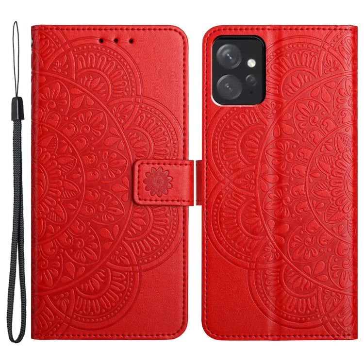 For Xiaomi Redmi Note 12 4G Case Anti-Scratch Shockproof PU Leather Phone Cover