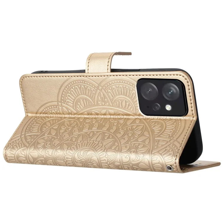 For Xiaomi Redmi Note 12 4G Case Anti-Scratch Shockproof PU Leather Phone Cover