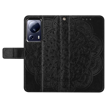 For Xiaomi 13 Lite / Civi 2 5G Case Leather Flip Wallet Cover Mandala Flower Design