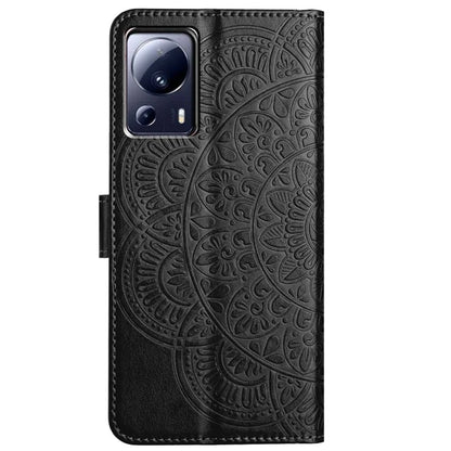 For Xiaomi 13 Lite / Civi 2 5G Case Leather Flip Wallet Cover Mandala Flower Design