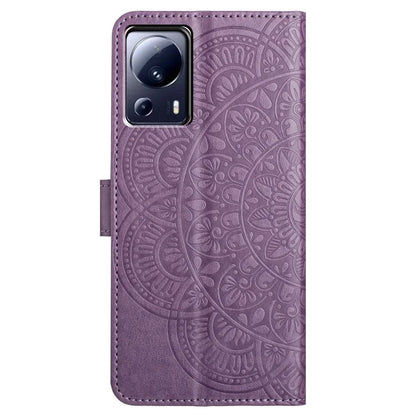 For Xiaomi 13 Lite / Civi 2 5G Case Leather Flip Wallet Cover Mandala Flower Design