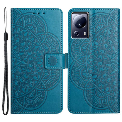 For Xiaomi 13 Lite / Civi 2 5G Case Leather Flip Wallet Cover Mandala Flower Design
