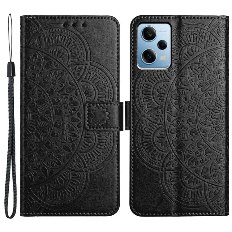 For Xiaomi Redmi Note 12 Pro 5G / Note 12 Pro Speed 5G / Poco X5 Pro 5G Case Flower Stand Phone Cover
