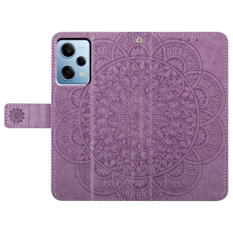 For Xiaomi Redmi Note 12 Pro 5G / Note 12 Pro Speed 5G / Poco X5 Pro 5G Case Flower Stand Phone Cover