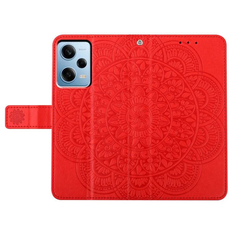 For Xiaomi Redmi Note 12 Pro 5G / Note 12 Pro Speed 5G / Poco X5 Pro 5G Case Flower Stand Phone Cover