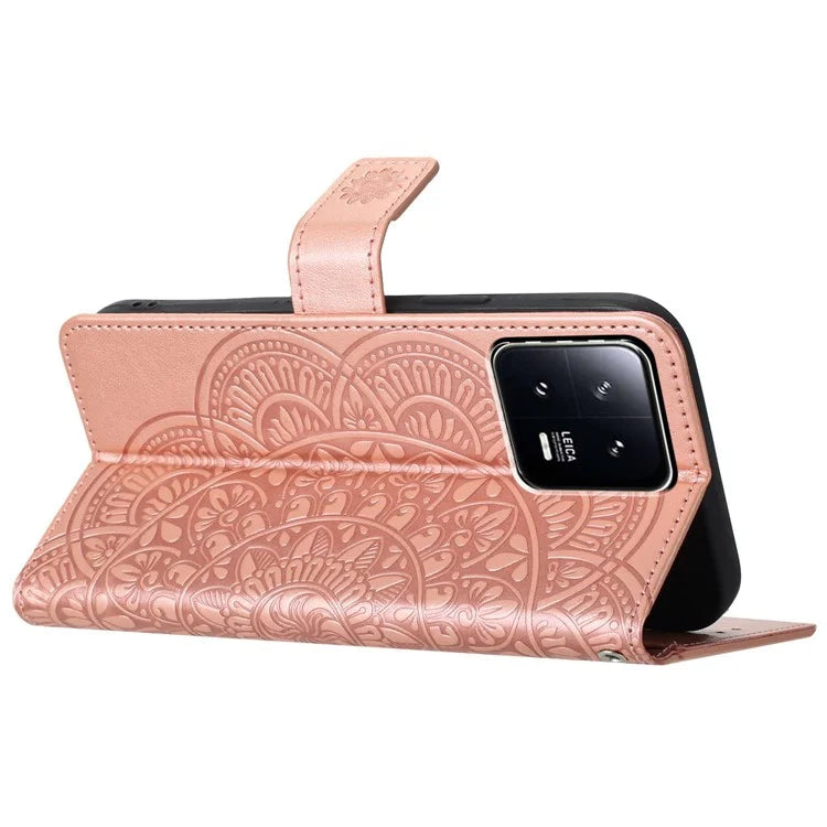 For Xiaomi 13 Pro 5G Case Protective Leather Folio Phone Cover with Strap