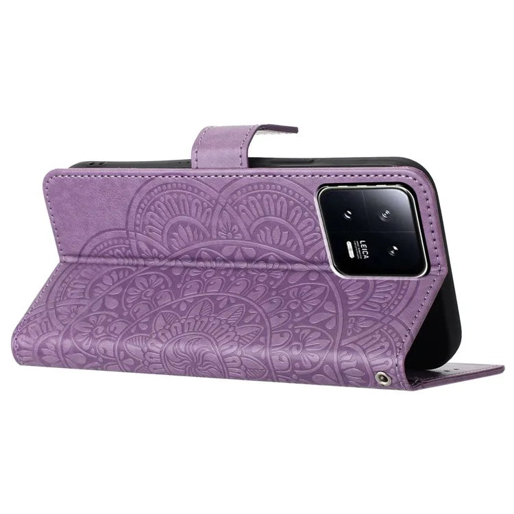 For Xiaomi 13 Pro 5G Case Protective Leather Folio Phone Cover with Strap