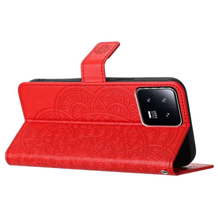 For Xiaomi 13 Pro 5G Case Protective Leather Folio Phone Cover with Strap