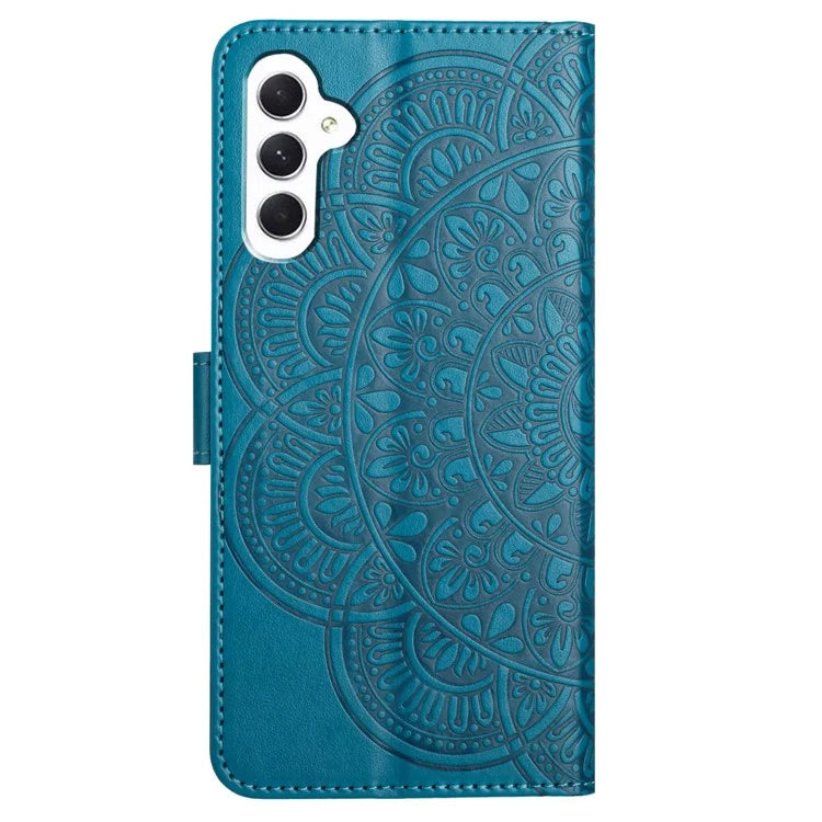 For Samsung Galaxy A55 5G Case Mandala Flowers Leather Flip Wallet Cover