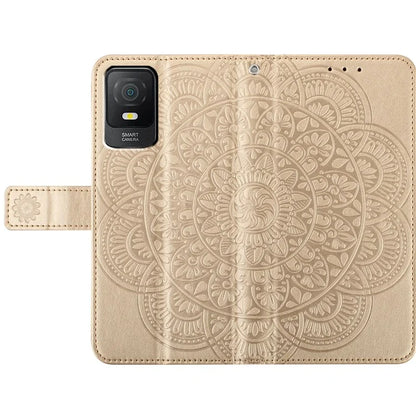 For TCL 403 Phone Case Mandala Flower Leather Stand Wallet Folio Flip Cover