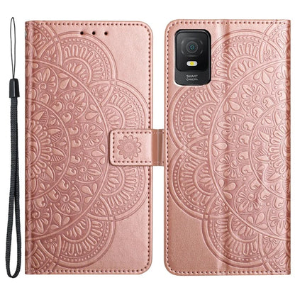 For TCL 403 Phone Case Mandala Flower Leather Stand Wallet Folio Flip Cover