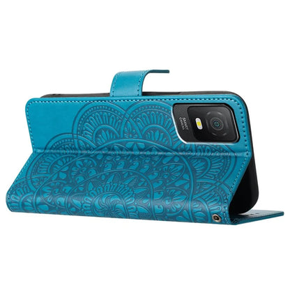 For TCL 403 Phone Case Mandala Flower Leather Stand Wallet Folio Flip Cover