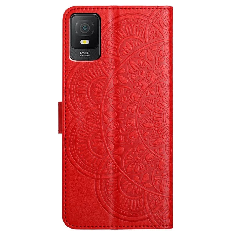 For TCL 403 Phone Case Mandala Flower Leather Stand Wallet Folio Flip Cover