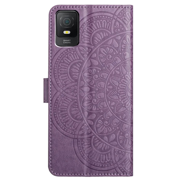 For TCL 403 Phone Case Mandala Flower Leather Stand Wallet Folio Flip Cover