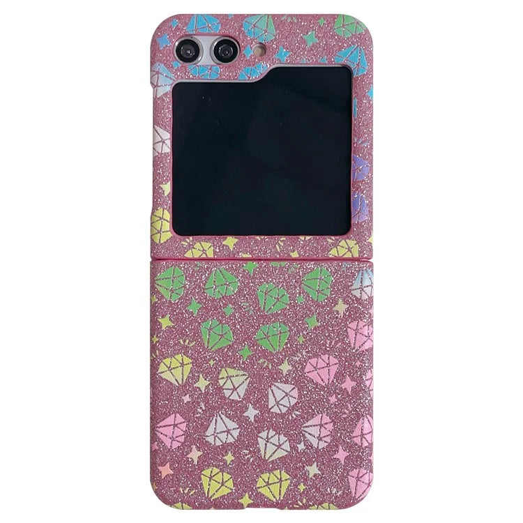 For Samsung Galaxy Z Flip5 5G Case Phone Protective Shell Glitter Diamond Pattern