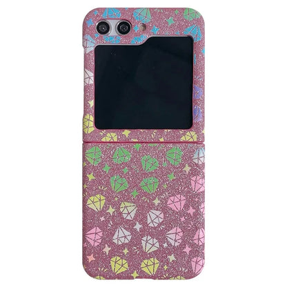 For Samsung Galaxy Z Flip5 5G Case Phone Protective Shell Glitter Diamond Pattern