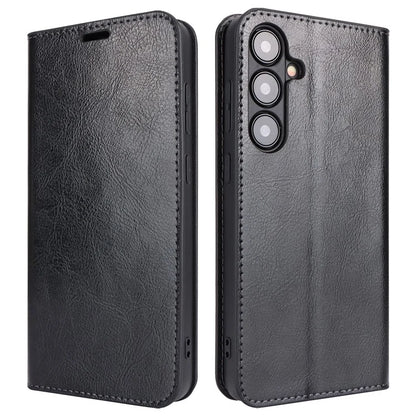 For Samsung Galaxy S24 Split Leather Case Crazy Horse Texture Wallet Flip Cover