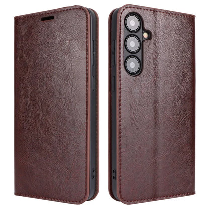 For Samsung Galaxy S24 Split Leather Case Crazy Horse Texture Wallet Flip Cover