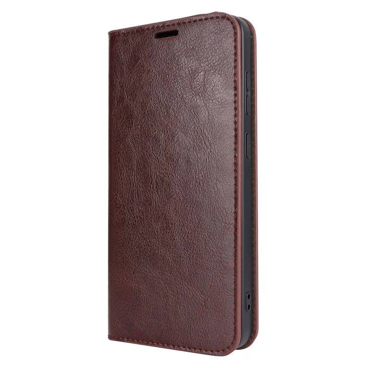 For Samsung Galaxy S24 Split Leather Case Crazy Horse Texture Wallet Flip Cover