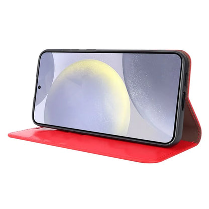 For Samsung Galaxy S24 Split Leather Case Crazy Horse Texture Wallet Flip Cover