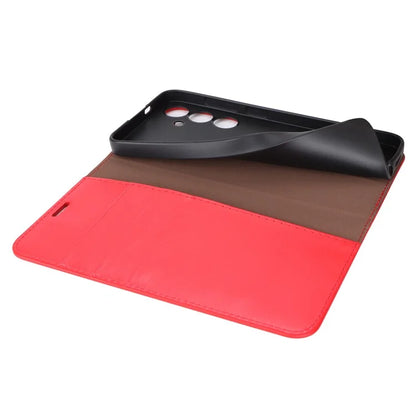 For Samsung Galaxy S24 Split Leather Case Crazy Horse Texture Wallet Flip Cover
