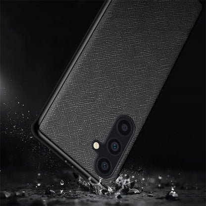 AIORIA For Samsung Galaxy S24+ Case Scratch-proof PU Leather Coated PC+TPU Protective Shell