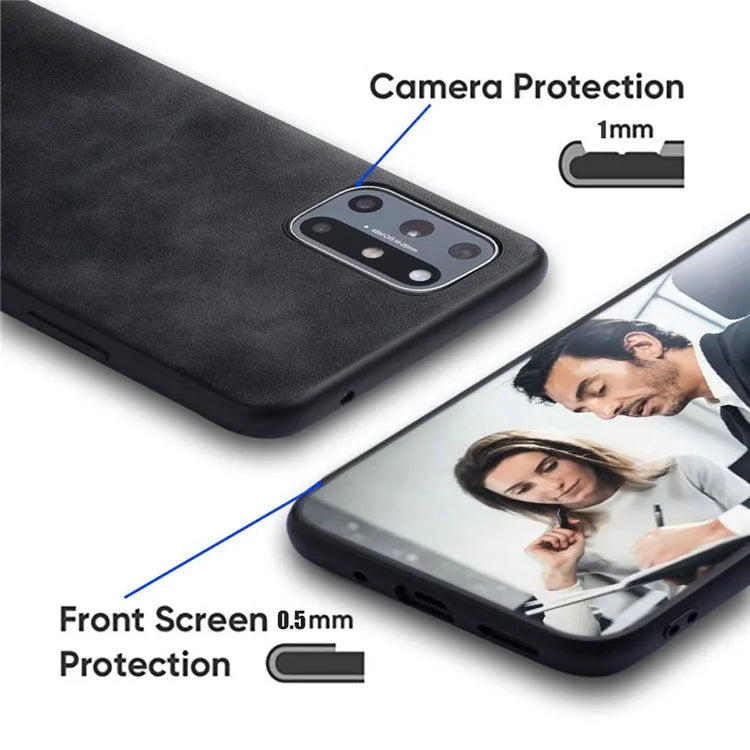 AIORIA For Samsung Galaxy A25 5G (Global) (161.0 x 76.5 x 8.3mm) Case Anti-scratch PU Leather Coated PC+TPU Phone Cover