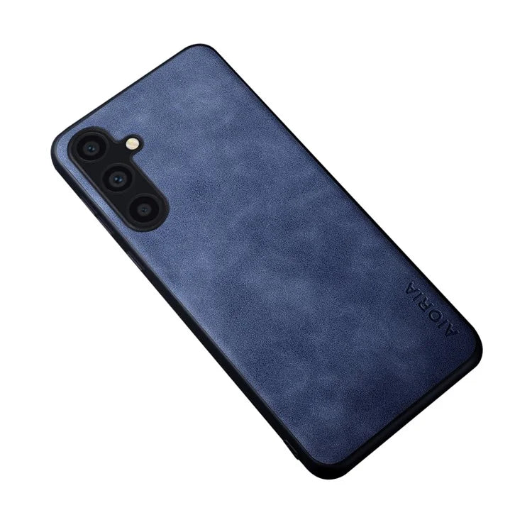 AIORIA For Samsung Galaxy A25 5G (Global) (161.0 x 76.5 x 8.3mm) Case Anti-scratch PU Leather Coated PC+TPU Phone Cover