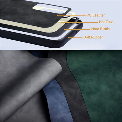 AIORIA For Samsung Galaxy S23 FE Case PU Leather+PC+TPU Anti-fingerprint Back Cover