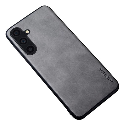 AIORIA For Samsung Galaxy S23 FE Case PU Leather+PC+TPU Anti-fingerprint Back Cover