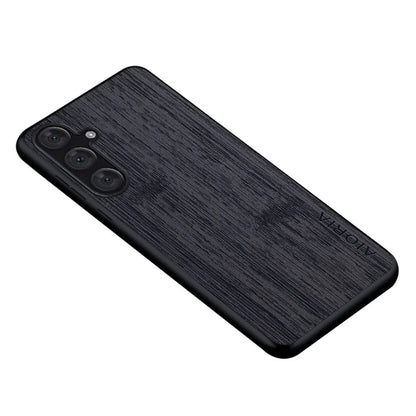 AIORIA For Samsung Galaxy A34 5G Case Bamboo Texture Design Leather Hybrid Cover
