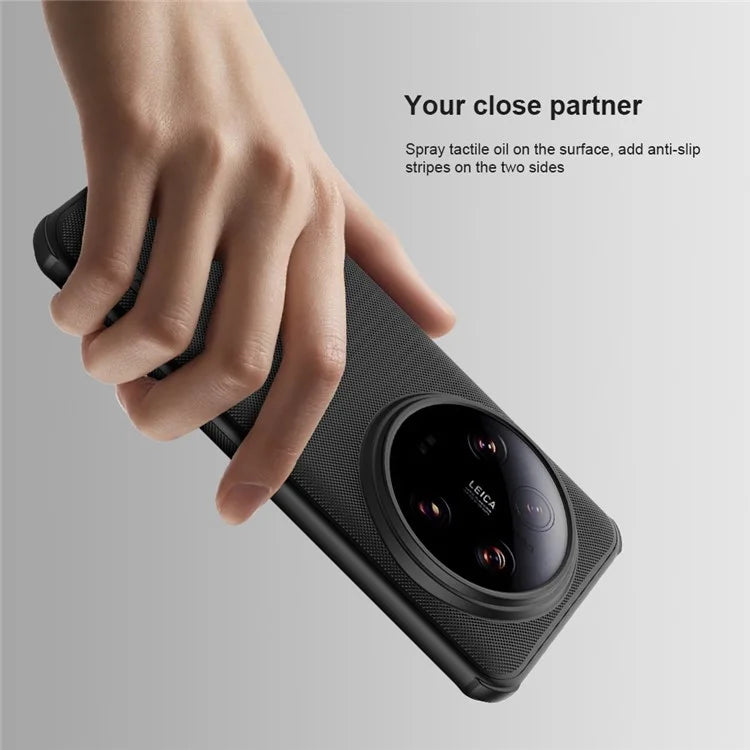 NILLKIN Super Frosted Shield Pro for Xiaomi 14 Ultra Case PC+TPU Anti-Drop Phone Cover