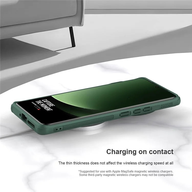 NILLKIN Frosted Shield Pro for Xiaomi 14 Ultra Case Compatible with MagSafe Non-Slip Phone Cover