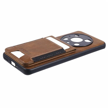 SUTENI H03 For Honor Magic4 Pro 5G Case Vertical Flip Kickstand Leather+TPU Phone Shell