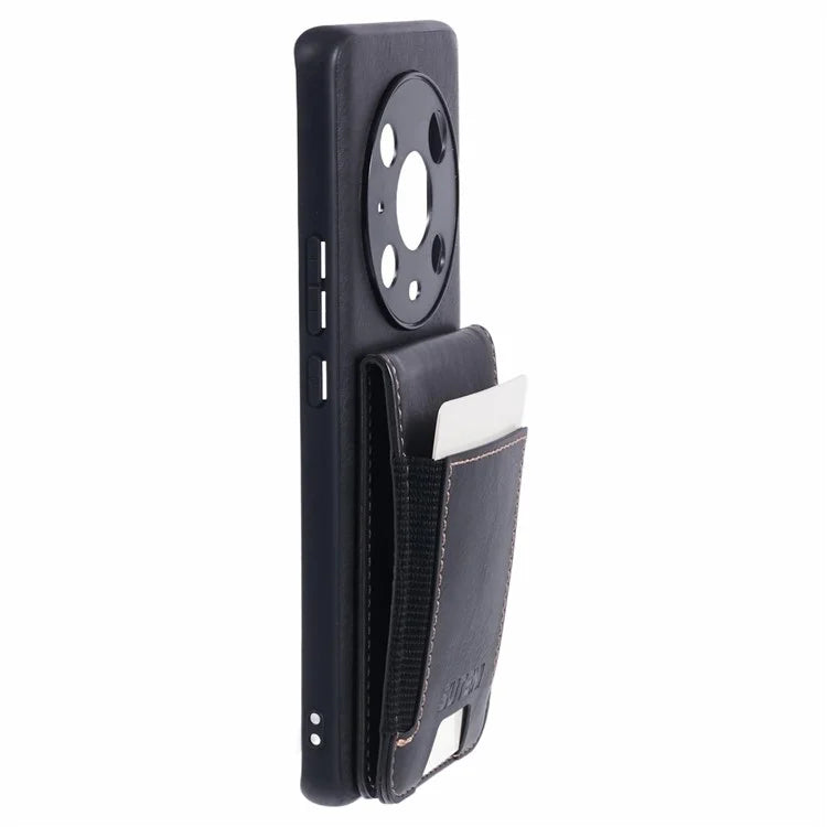 SUTENI H03 For Honor Magic4 Pro 5G Case Vertical Flip Kickstand Leather+TPU Phone Shell