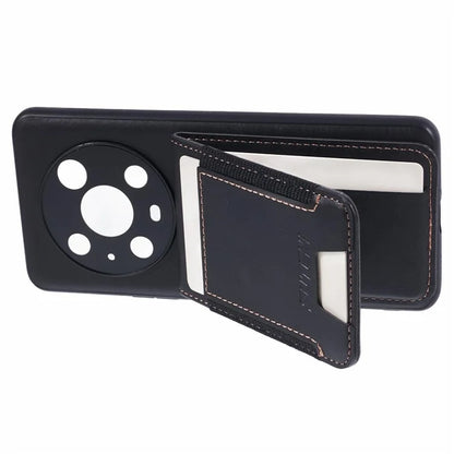 SUTENI H03 For Honor Magic4 Pro 5G Case Vertical Flip Kickstand Leather+TPU Phone Shell
