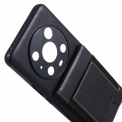 SUTENI H03 For Honor Magic4 Pro 5G Case Vertical Flip Kickstand Leather+TPU Phone Shell
