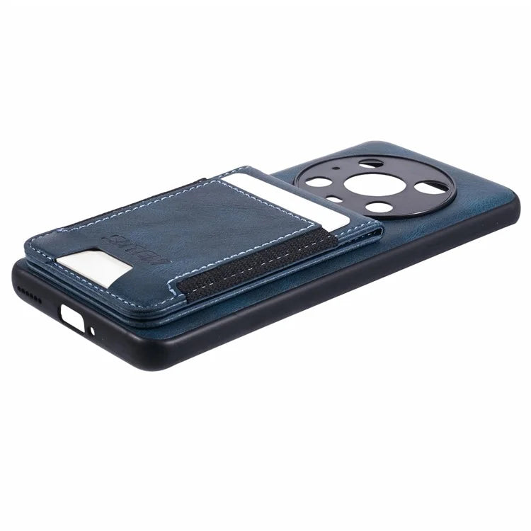 SUTENI H03 For Honor Magic4 Pro 5G Case Vertical Flip Kickstand Leather+TPU Phone Shell