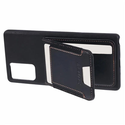 SUTENI H03 For Samsung Galaxy Note20 / Note20 5G Case Card Slots PU Leather Back Cover