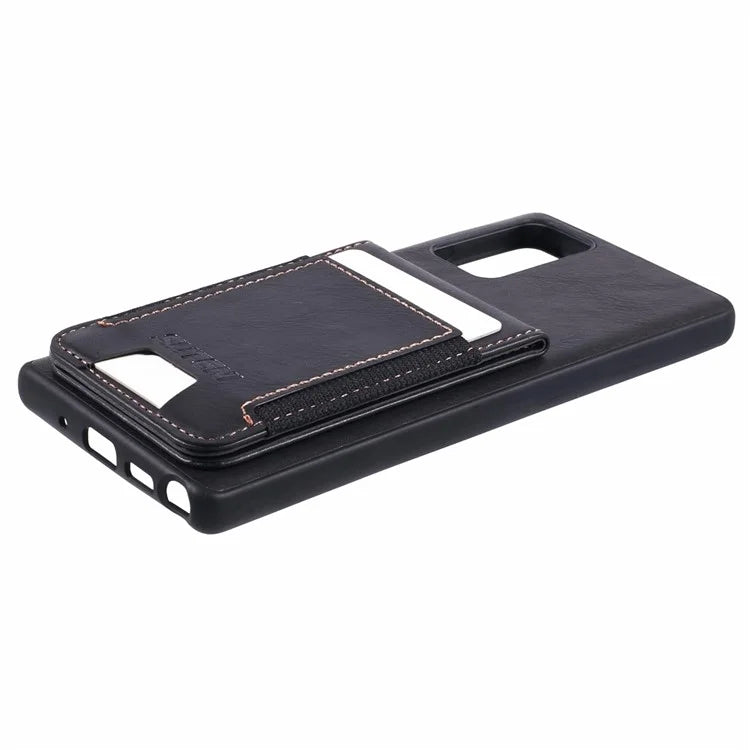 SUTENI H03 For Samsung Galaxy Note20 / Note20 5G Case Card Slots PU Leather Back Cover