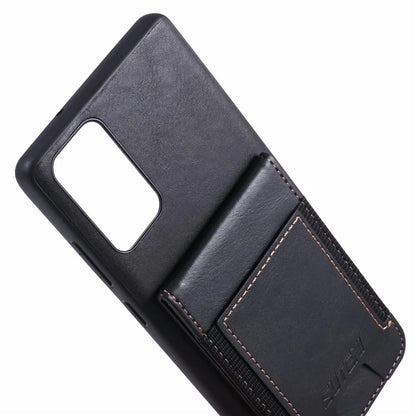 SUTENI H03 For Samsung Galaxy Note20 / Note20 5G Case Card Slots PU Leather Back Cover