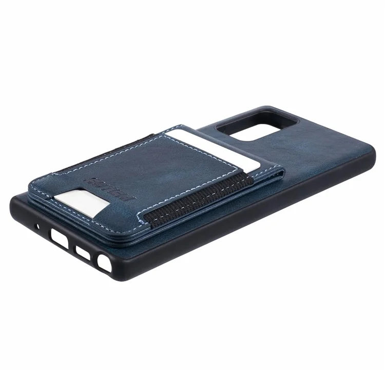 SUTENI H03 For Samsung Galaxy Note20 / Note20 5G Case Card Slots PU Leather Back Cover