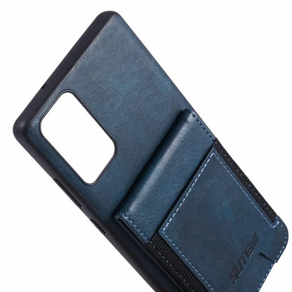 SUTENI H03 For Samsung Galaxy Note20 / Note20 5G Case Card Slots PU Leather Back Cover