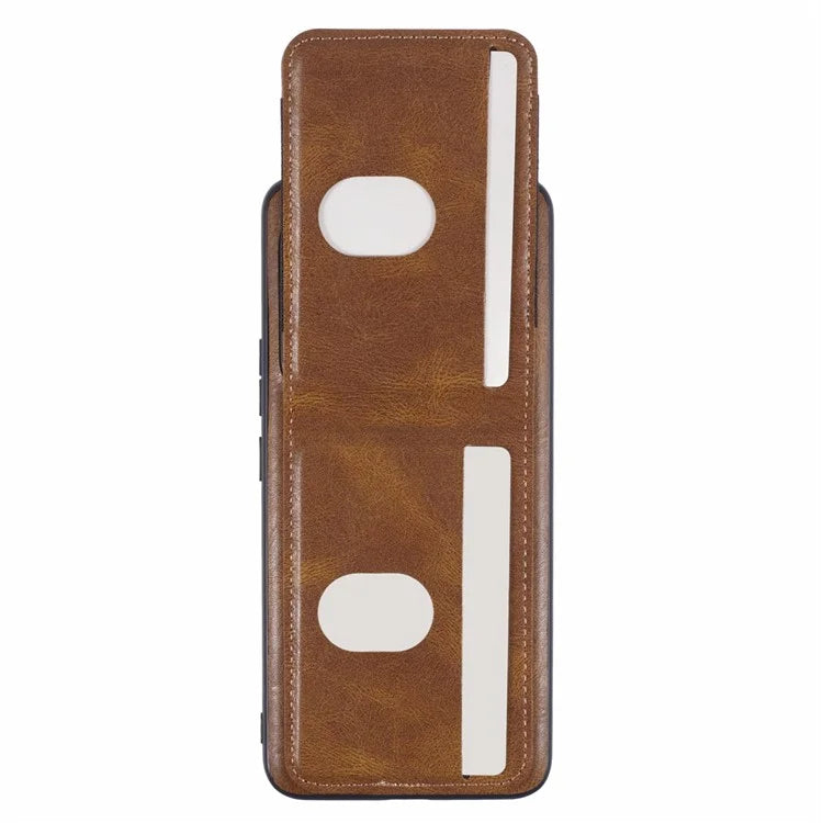 SUTENI H03 For Honor 90 Case Card Holder Kickstand Phone Cover Waxy Texture